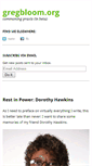 Mobile Screenshot of gregbloom.org